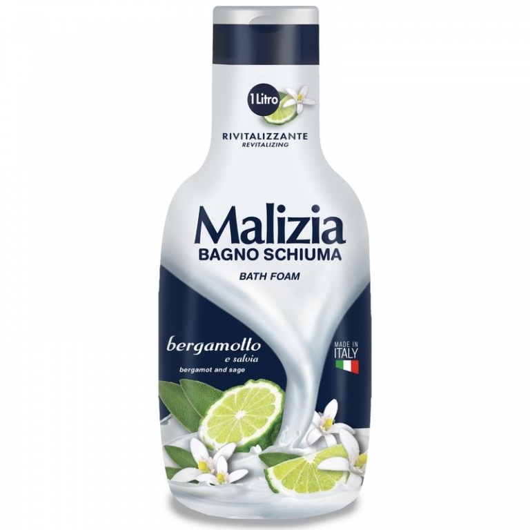 gel douche malizia bergamot/sage lt.1